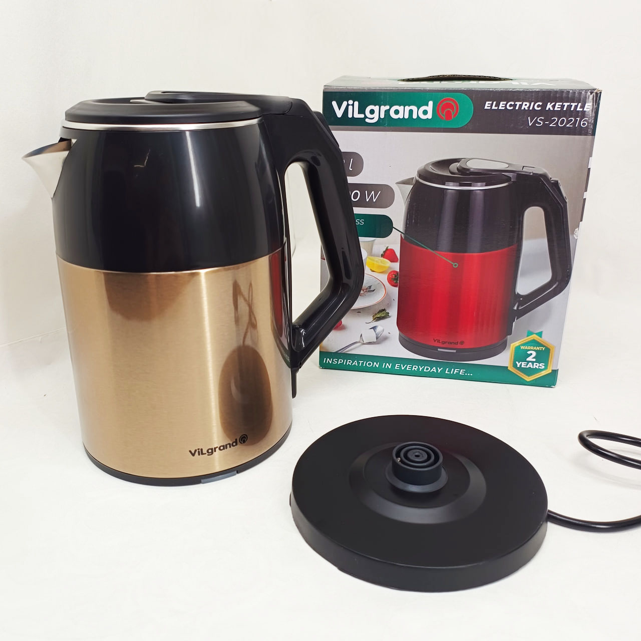 Електрочайник ViLgrand VS-20216 Rose Gold 2 л - Зображення 3