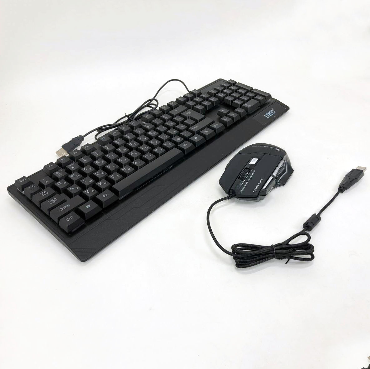 Клавіатура+мишка UKC з LED підсвічуванням від USB M-710, клавіатура ігрова з підсвічуванням та мишкою - Зображення 5