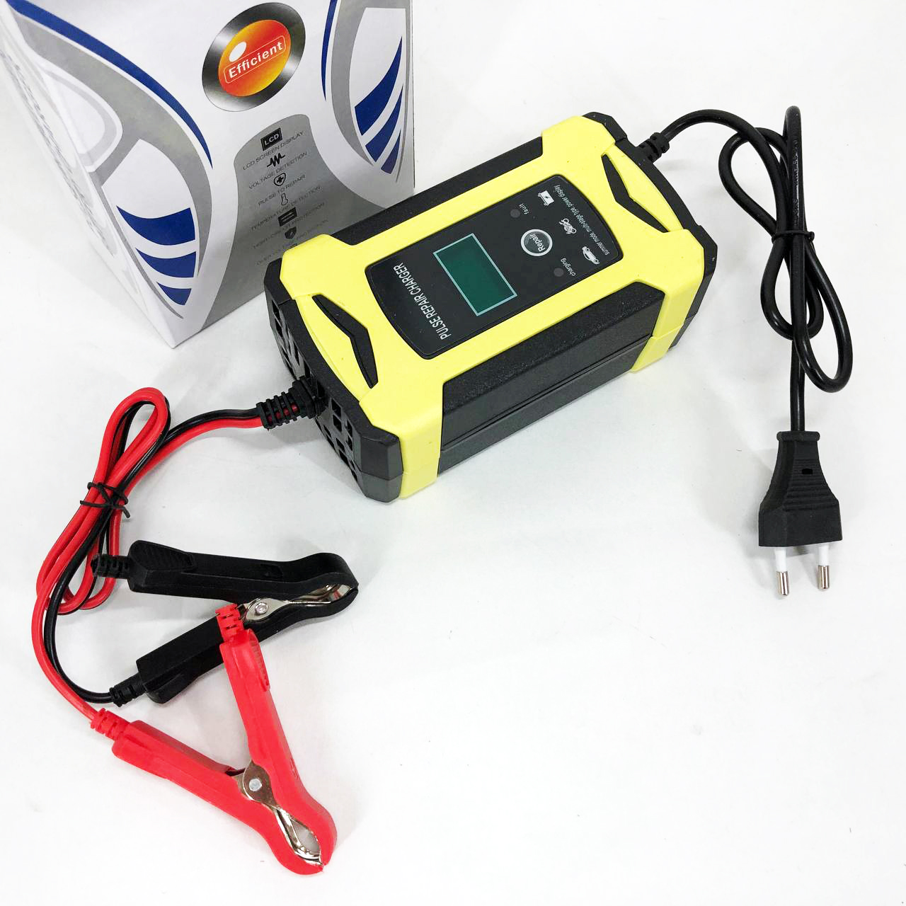 Зарядний пристрій Smart Charger 12V 6A для автомобільного акумулятора