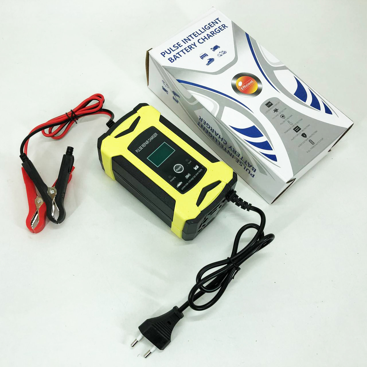 Зарядний пристрій Smart Charger 12V 6A для автомобільного акумулятора - Зображення 2