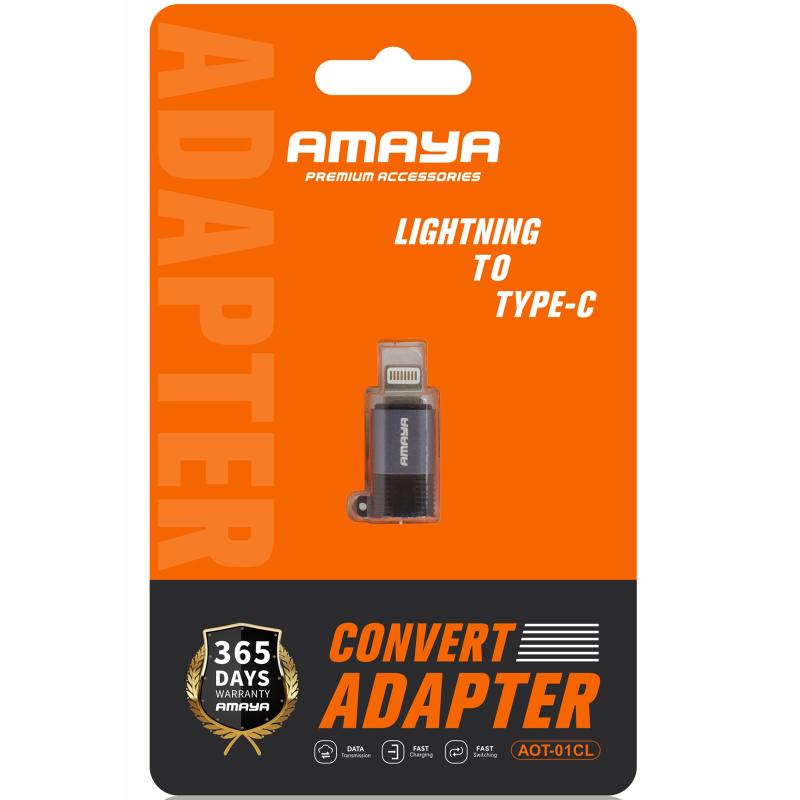 Перехідник Amaya 01CL Lightning Male to Type-C Female - Зображення 2
