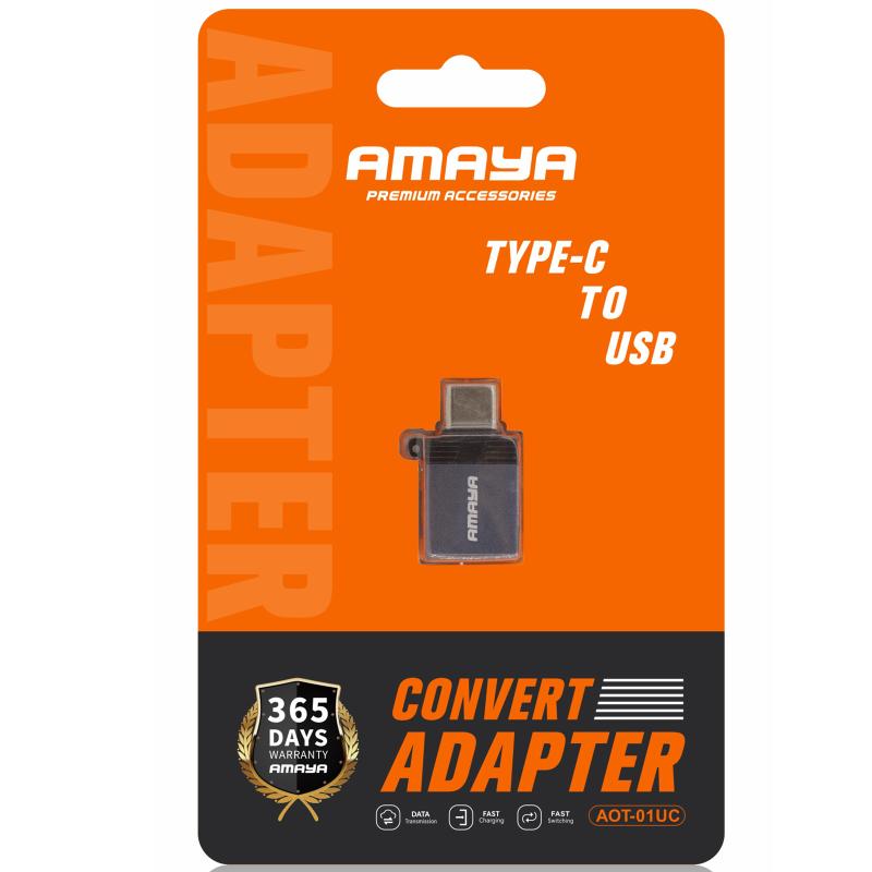 Перехідник Amaya 01UC Type-C Male to USB Female USB3.0 - Зображення 2
