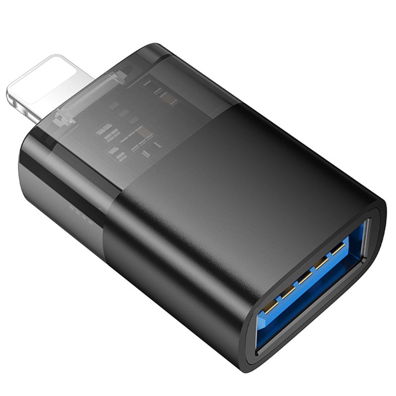Перехідник Hoco UA36 Lightning male to USB female - Зображення 4