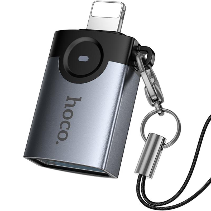 Перехідник Hoco UA46 Lightning Male to USB Female USB2.0 - Зображення 4