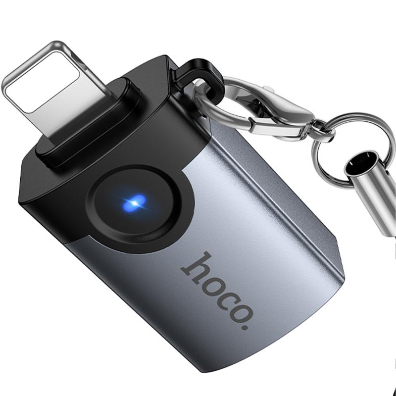 Перехідник Hoco UA46 Lightning Male to USB Female USB2.0 - Зображення 5