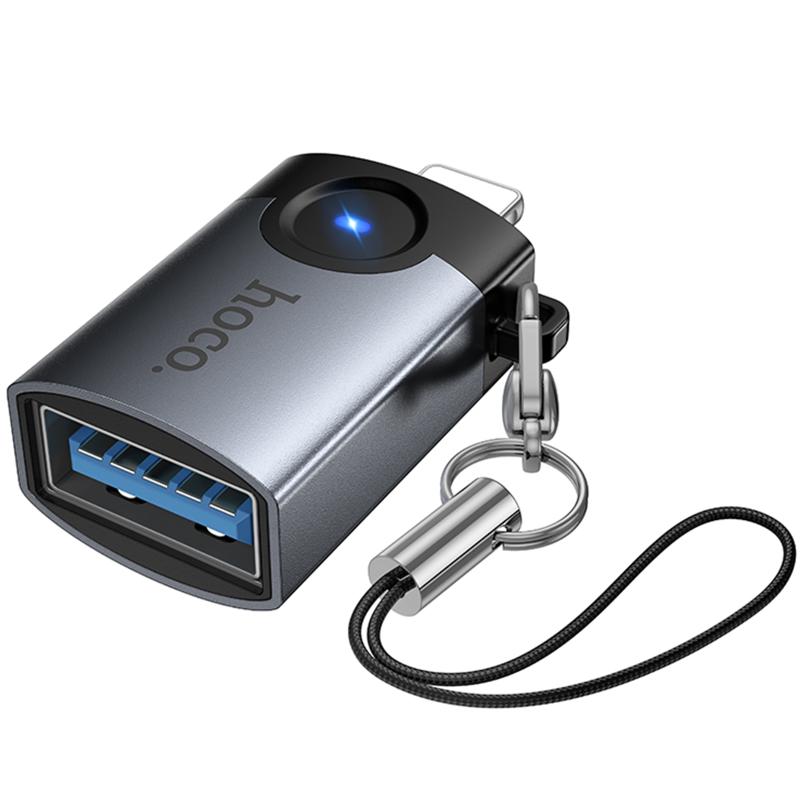Перехідник Hoco UA46 Lightning Male to USB Female USB2.0 - Зображення 6