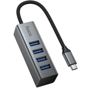 Перехідник HUB Hoco HB1C 4in1 (Type-C to 4xUSB 3.0) (0.2m)