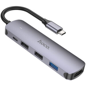 Перехідник HUB Hoco HB27 10-Port (Type-C to HDTV+USB3.0+PD+2xUSB2.0)