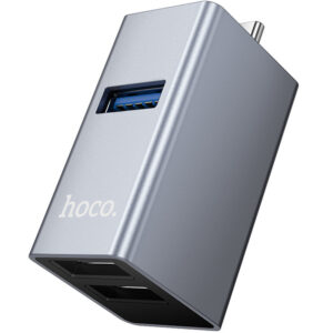 Перехідник HUB Hoco HB54A 3in1 (Type-C to 2xUSB2.0+USB3.0)
