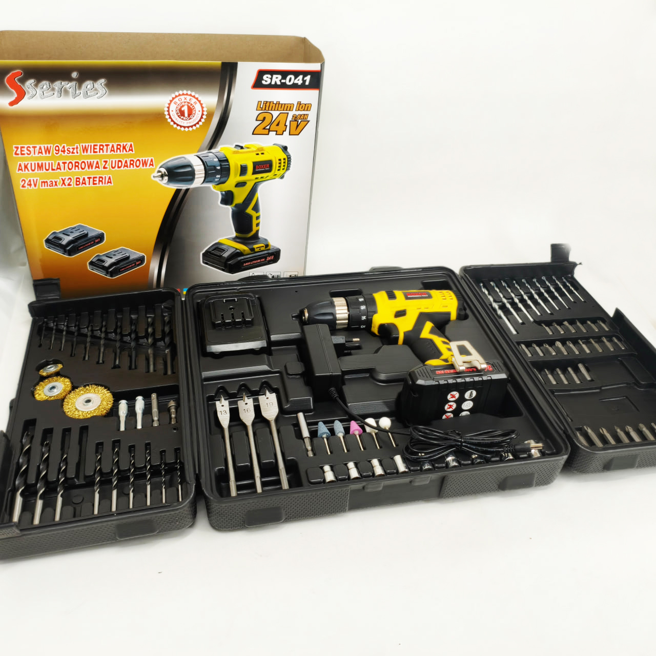 Портативний акумуляторний шуруповерт Boxer SR-041 24В - Зображення 5