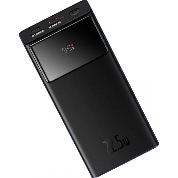 Повербанк 30000mAh 22.5W Baseus Star-Lord Digital Display 2xUSB/Type-C/microUSB швидка зарядка - Зображення 4