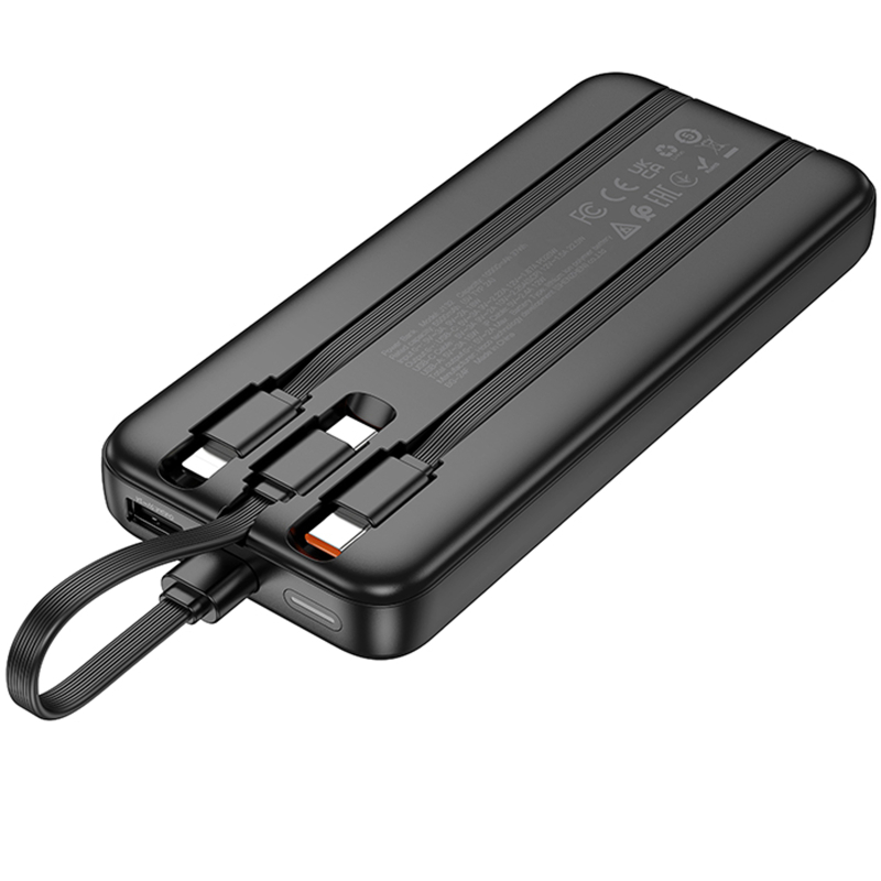 Повербанк Power Bank Hoco J132 Sabio 22.5W+PD20W with 3 cables 10000 mAh - Зображення 4