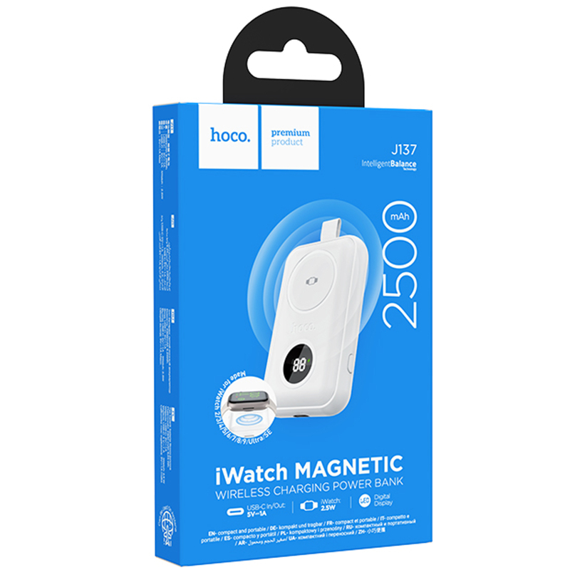 Повербанк Power Bank Hoco J137 for Apple Watch 2.5W 2500 mAh - Зображення 2