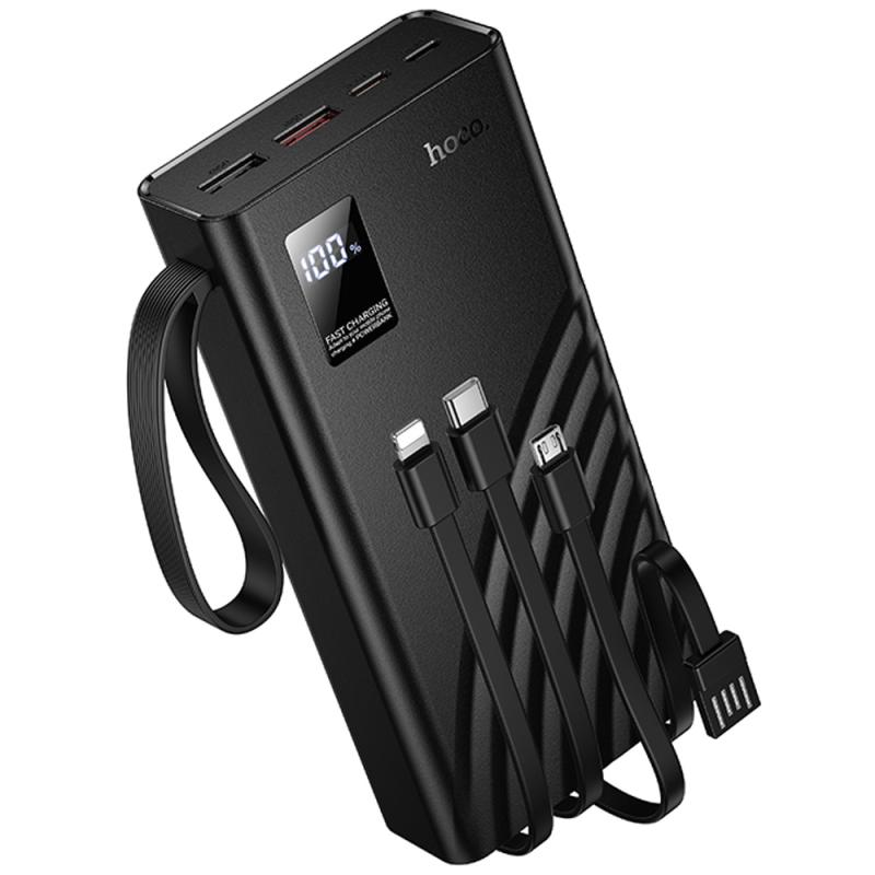 Повербанк Power Bank Hoco J155 Shine 22.5W+PD20W with 4 cables 20000 mAh - Зображення 2