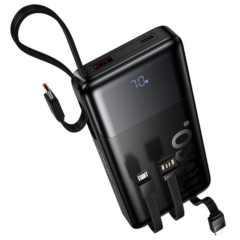 Повербанк Power Bank Hoco J156 Founder 22.5W+PD20W with 4 cables 10000 mAh - Зображення 2