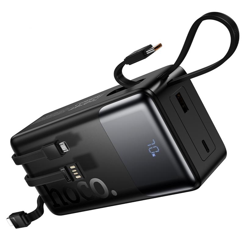 Повербанк Power Bank Hoco J156B Founder 22.5W+PD20W with four cables 30000 mAh - Зображення 6