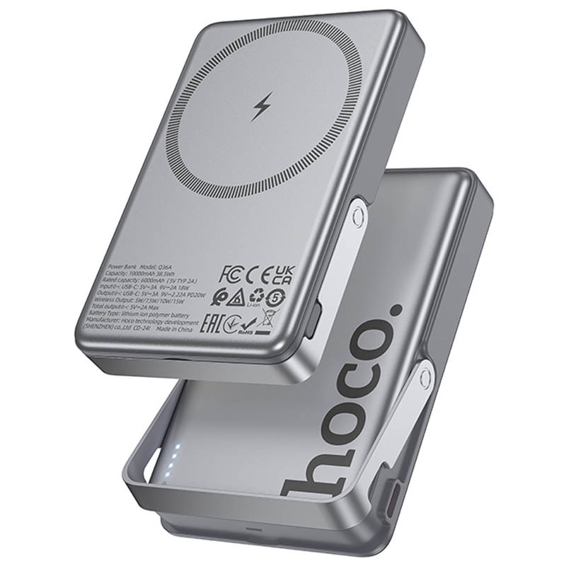 Повербанк Power Bank Hoco Q36A Sunlight magnetic suction+holder PD20W з БЗП 10000 mAh