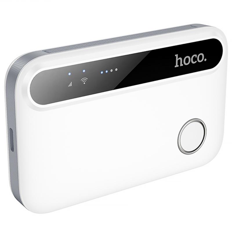 Портативний модем WiFi роутер Hoco HI41 150Mbps (Micro SIM) 2100 mAh - Зображення 2