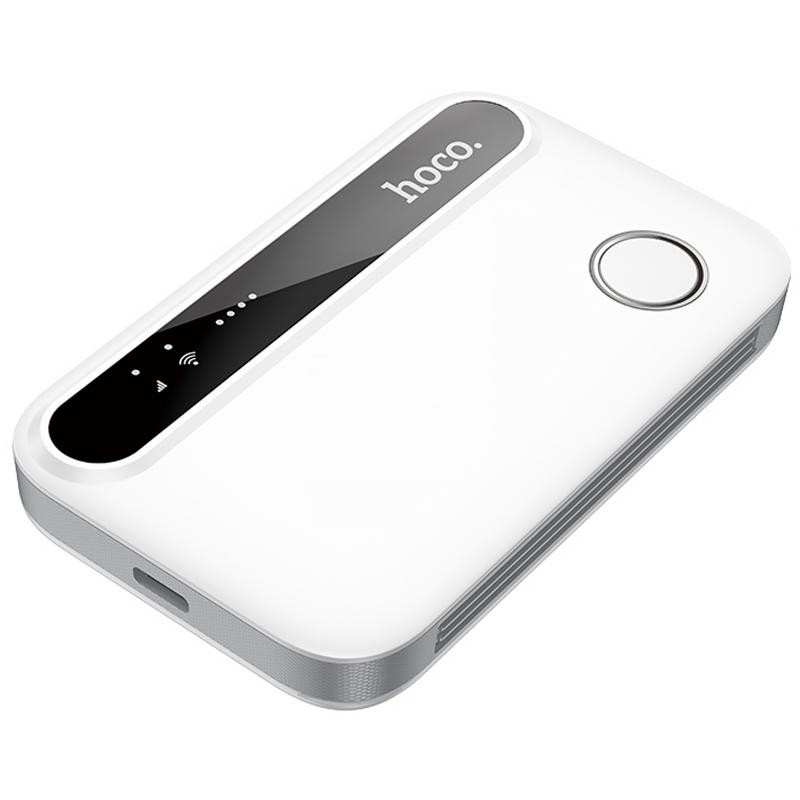 Портативний модем WiFi роутер Hoco HI41 150Mbps (Micro SIM) 2100 mAh - Зображення 4