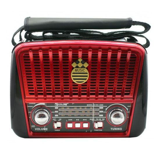 Радіоприймач Golon RX-455S USB / акумулятор сонячна панель, Радіоприймач з гарним прийомом для дачі - Зображення 2