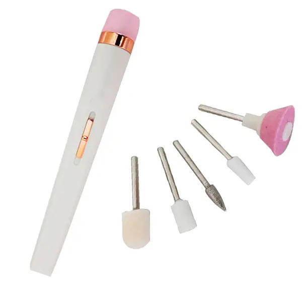 Фрезер для манікюру та педикюру Flawless Salon Nails, фрезер ручний для манікюру Pink - Зображення 3