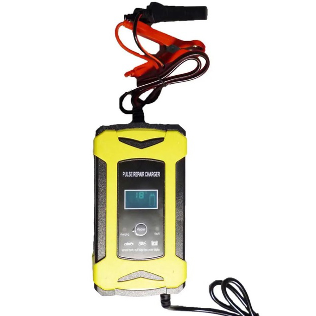 Зарядний пристрій Smart Charger 12V 6A для автомобільного акумулятора - Зображення 4