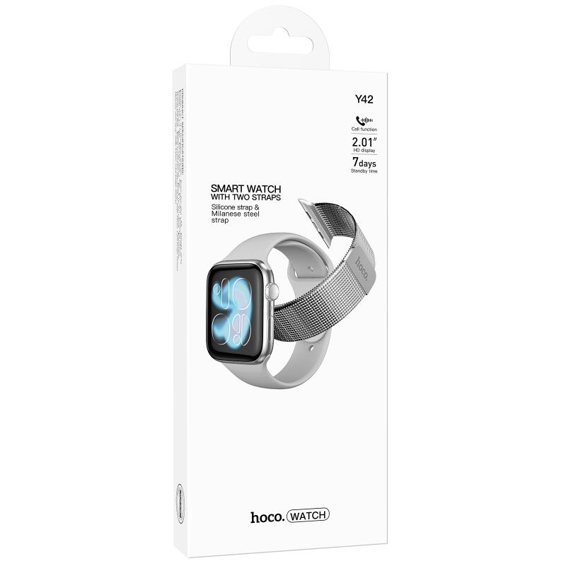 Смарт-годинник Hoco Y42 Smart sports watch (call version) - Зображення 2