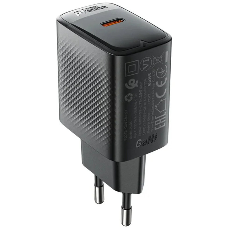 Мережевий зарядний пристрій Acefast A104 GaN PD25W (1USB-C) - Зображення 2