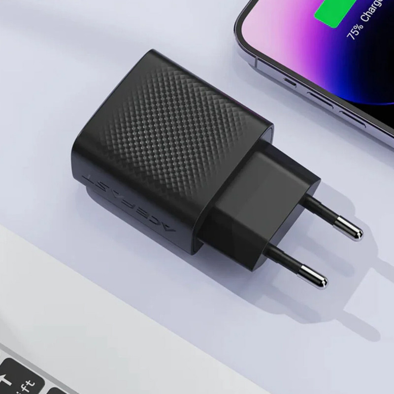 Мережевий зарядний пристрій Acefast A104 GaN PD25W (1USB-C) - Зображення 6