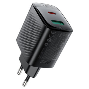 Мережевий зарядний пристрій Acefast A106 GaN PD45W (1USB-A/1C)