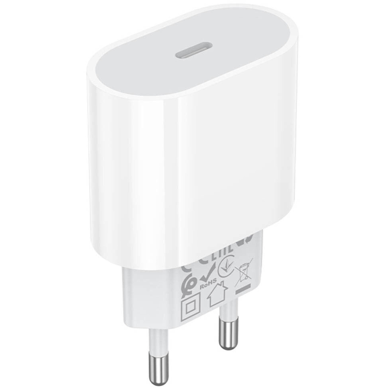 Мережевий зарядний пристрій Borofone BA100A Original PD20W (1USB-C)