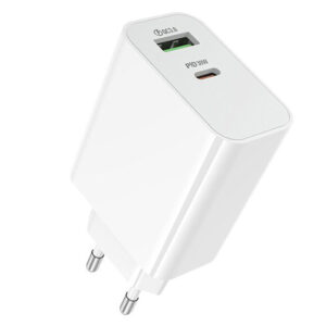 Мережевий зарядний пристрій Borofone BA108A Stellar PD30W+QC3.0 (1USB-A/1C)