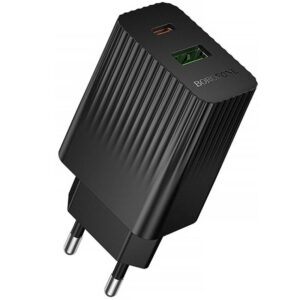 Мережевий зарядний пристрій Borofone BAS76A Source PD30W+QC3.0 (1USB-A/1C)