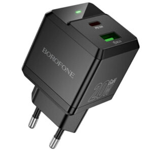 Мережевий зарядний пристрій Borofone BN19 Intenso PD20W+QC3.0 (1USB-A/1C)