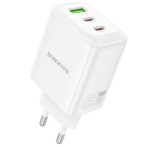 Мережевий зарядний пристрій Borofone BN32 Cargador PD65W (1USB-A/2C)