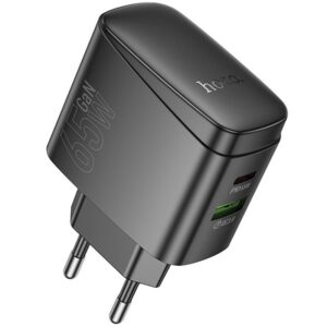 Мережевий зарядний пристрій Hoco CS63A Bright PD65W+QC3.0 (1USB-A/1C)