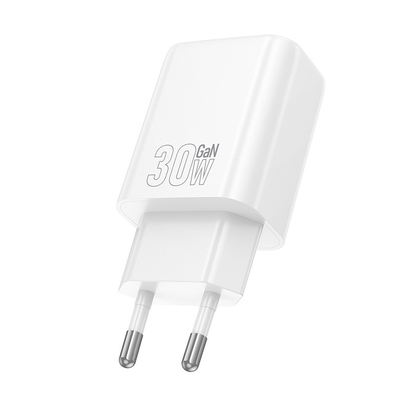 Мережевий зарядний пристрій Hoco N63 Gentle PD30W+QC3.0 (1USB-A/1C) - Зображення 3