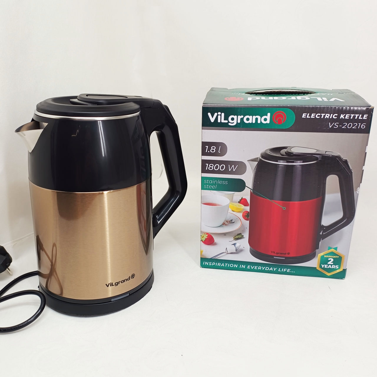 Електрочайник ViLgrand VS-20216 Rose Gold 2 л - Зображення 5