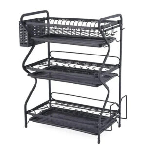 Сушарка для посуду Edenberg EB-17987 триярусна Black