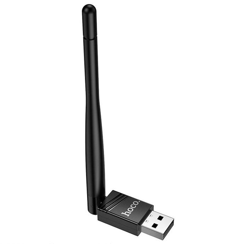 WiFi адаптер Hoco HI37 WiFi4 USB External Antenna 150Mbps - Зображення 2