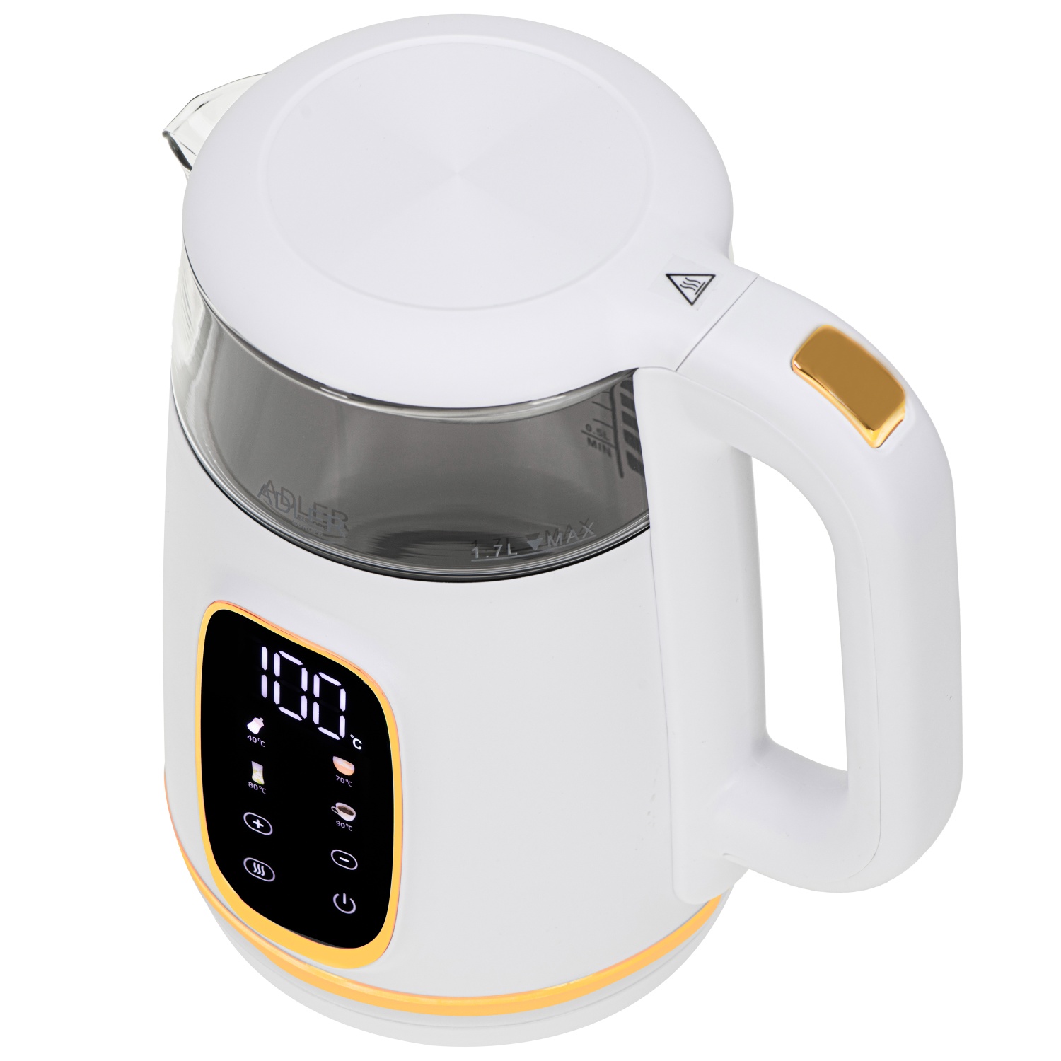 Чайник електричний Adler AD 1305 1.7Л 2200Вт White Gold