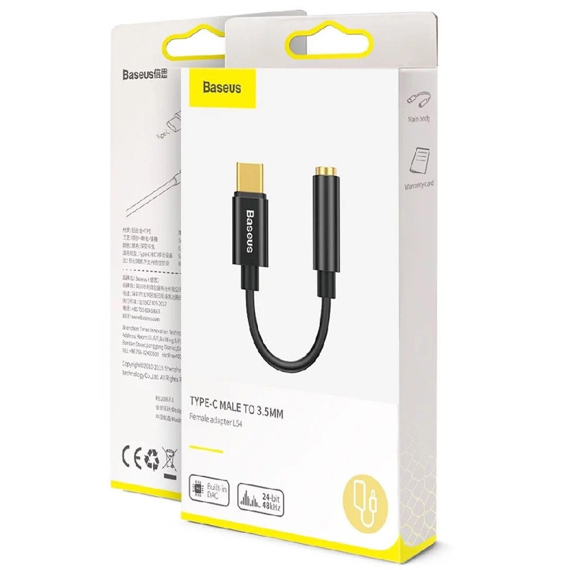 Перехідник Baseus L54 Type-C to 3.5mm (CATL54) - Зображення 6