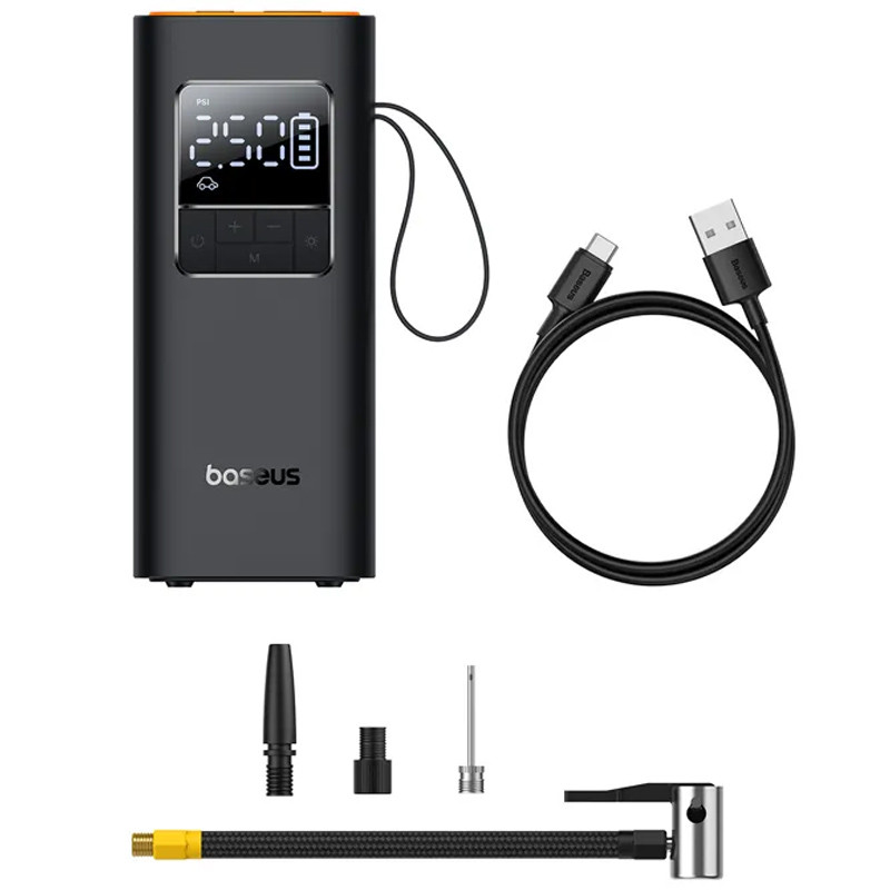 Автомобільний насос Baseus SuperMini Pro Series Wireless Car Inflator (C11159300111-00) - Зображення 4