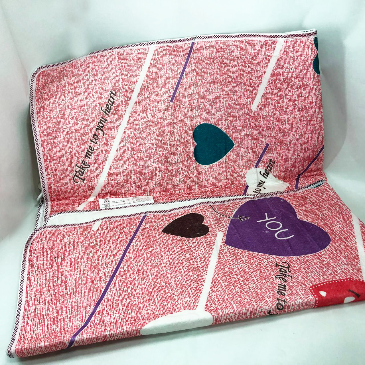 Електропростирадло електричне простирадло з підігрівом Electric Blanket 150х120см серця - Зображення 3