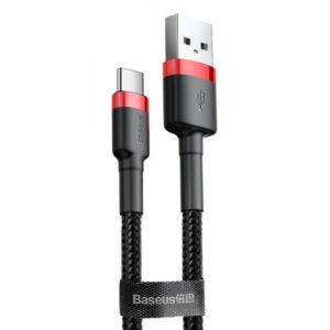 Дата кабель Baseus Cafule USB to Type-C Cable 2A (2m) (CATKLF-C)
