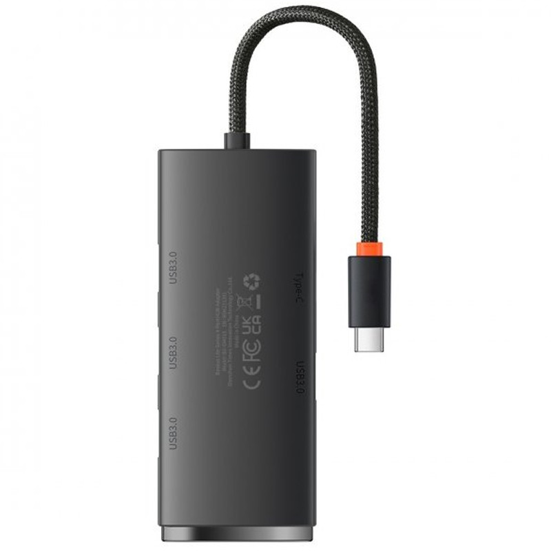 Перехідник HUB Baseus Lite Series 4in1 (Type-C to 4xUSB 3.0) 25cm (WKQX03) - Зображення 2