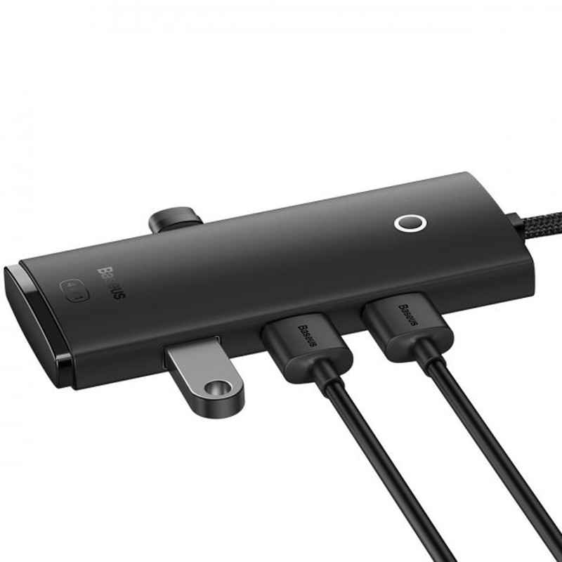 Перехідник HUB Baseus Lite Series 4in1 (Type-C to 4xUSB 3.0) 25cm (WKQX03) - Зображення 5