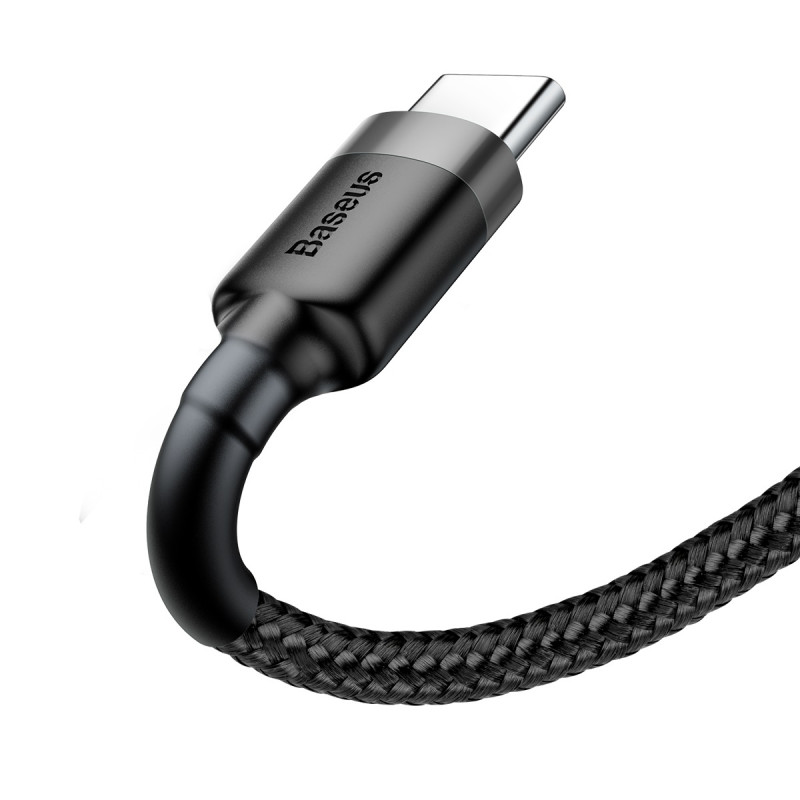 Дата кабель Baseus Cafule USB to Type-C Cable 3A (0.5m) (CATKLF-A) - Зображення 2