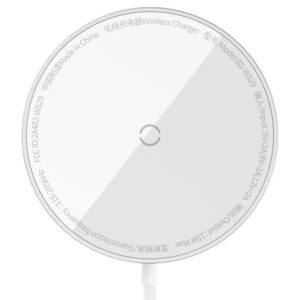 Бездротовий зарядний пристрій Baseus Simple Mini3 Magnetic Wireless Charger 15W (CCJJ0400)