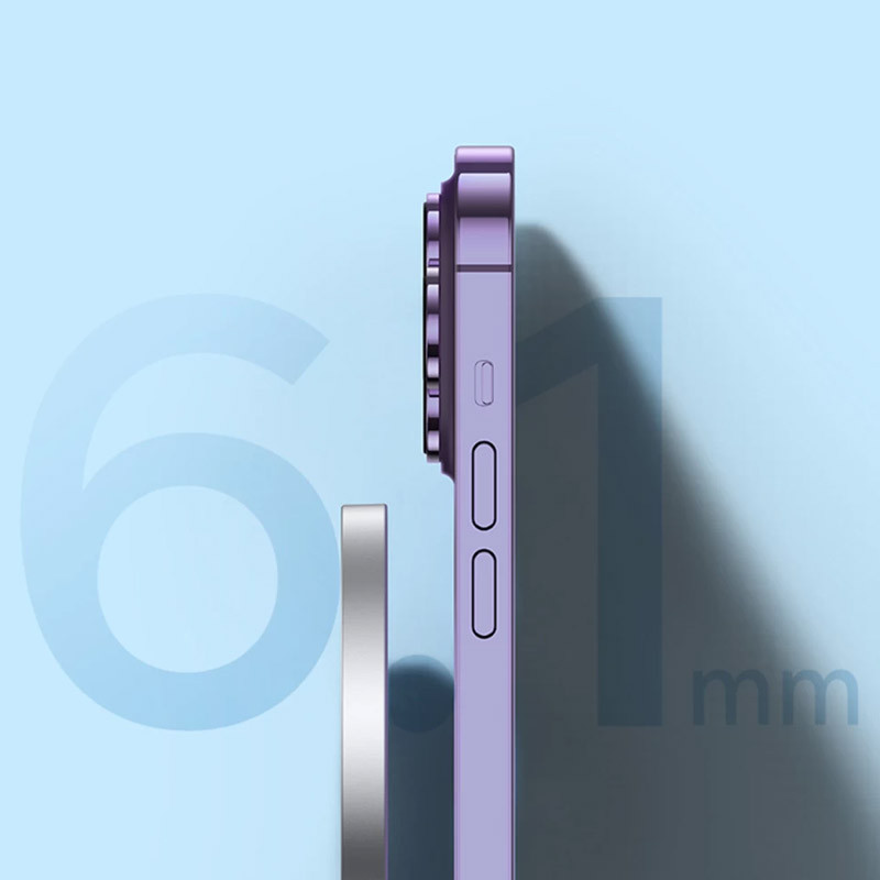 Бездротовий зарядний пристрій Baseus Simple Mini3 Magnetic Wireless Charger 15W (CCJJ0400) - Зображення 4